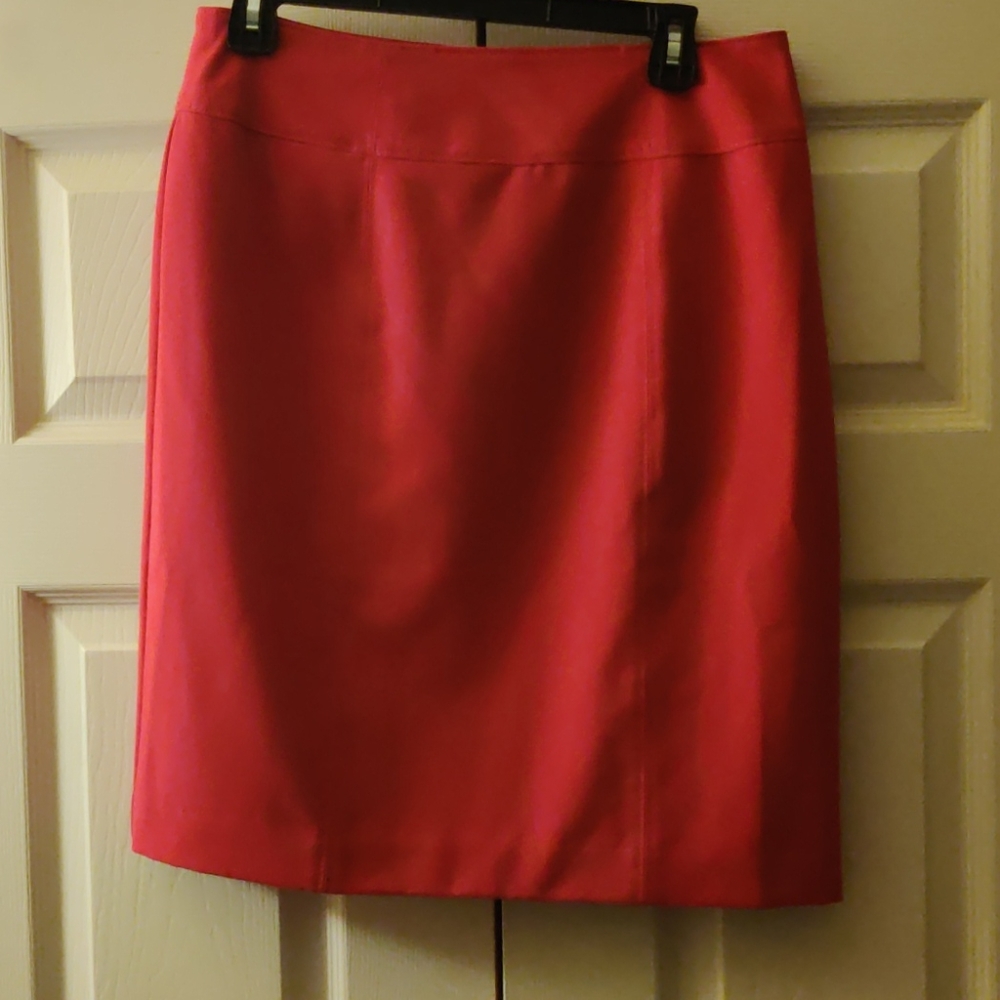 Hot pink skirt